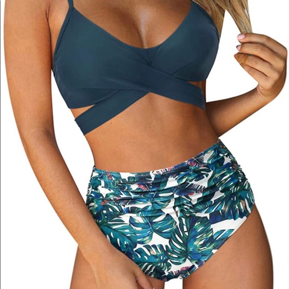 High waist bathing suit